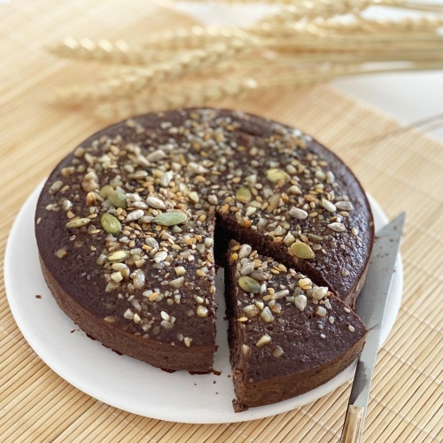 tarta-de-platano-quinoa-y-cacao