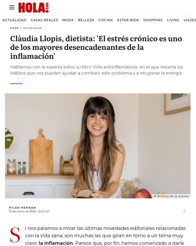Entrevista Hola Clàudia Llopis