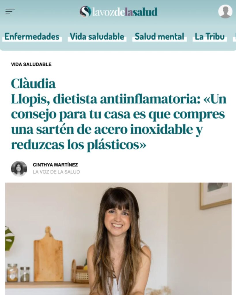 Entrevista La voz de Galicia Clàudia Llopis